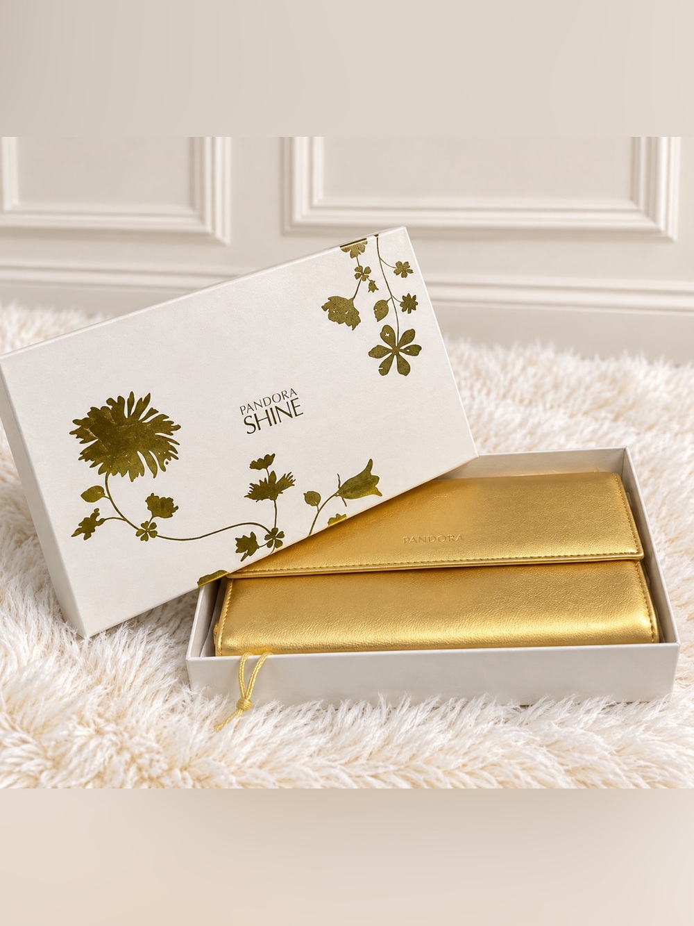 Pandora Shine Limited Edition Gold Clutch Gold